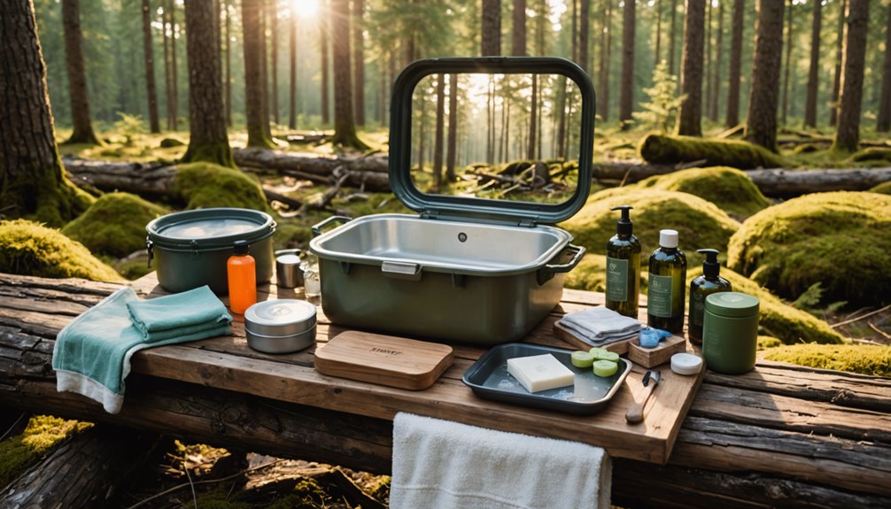 consistent camping hygiene routine