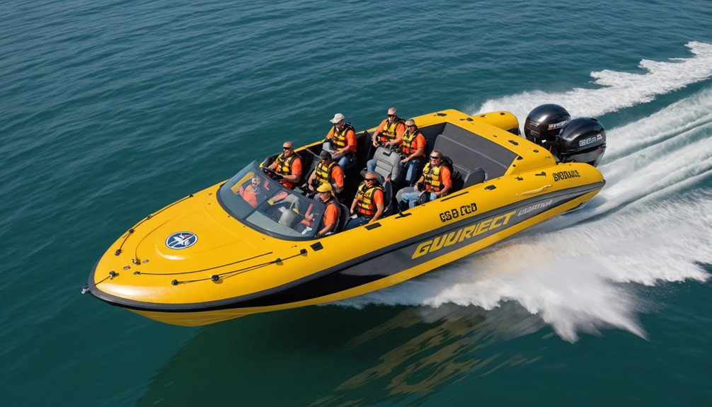 licensed captain ensures safety