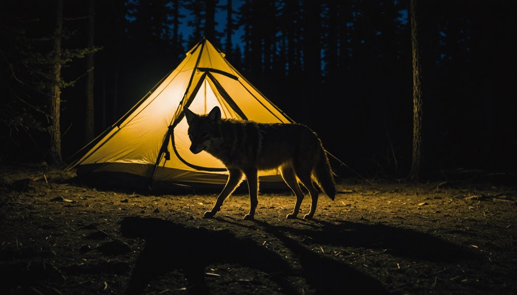 predators hunt at night