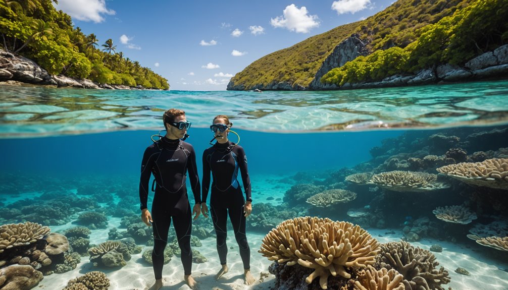 safe snorkeling with buddies
