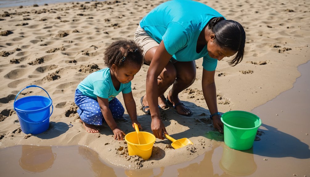 safe toddler water exploration