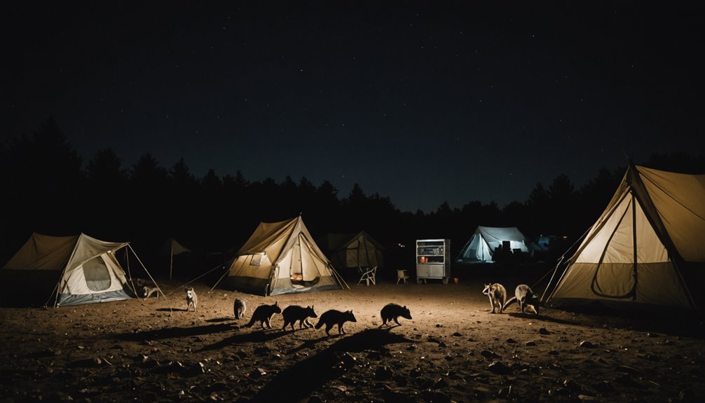 secure food prevent scavengers