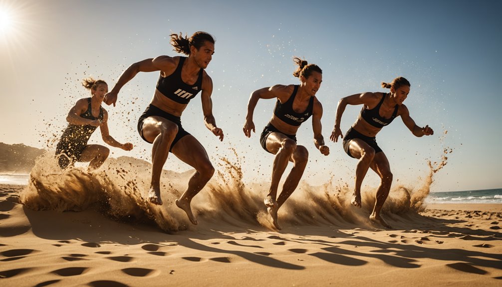 strength training through beach volleyball