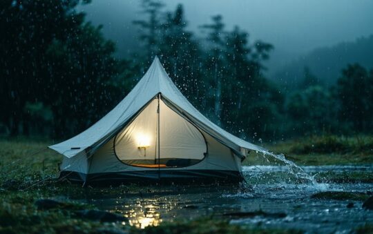 Is It Safe to Sleep in a Tent During Heavy Rain?