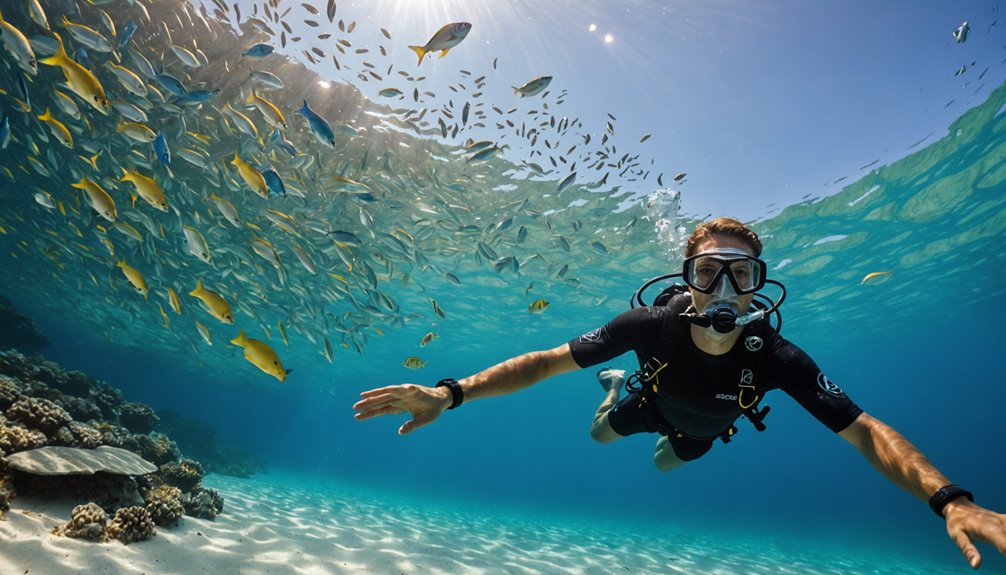 underwater exploration and encounters