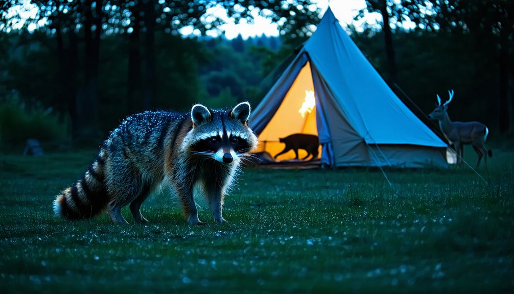 What Animals Come Near Tents at Night?