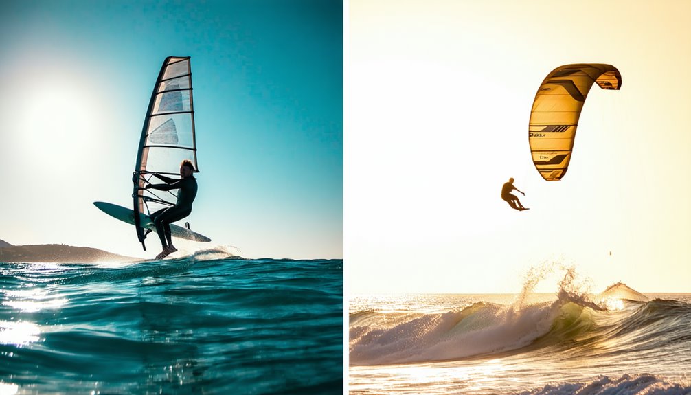 Windsurfing Vs Kitesurfing for Beginners