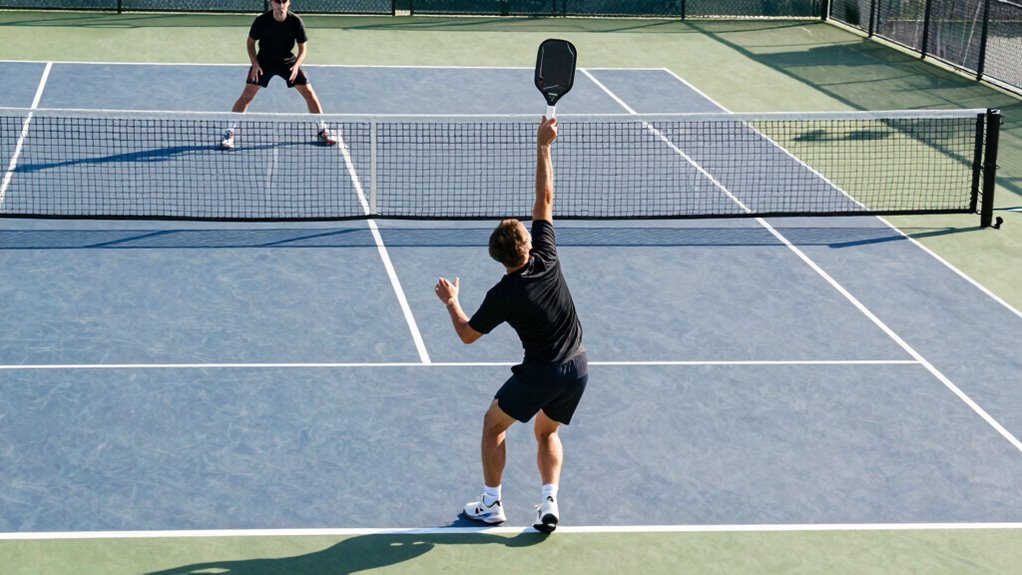 serve deep position correctly